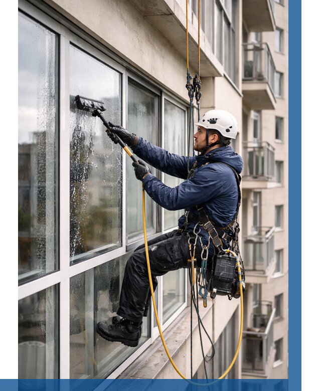 Мойка балконного остекления в Мытищах от 3554 р. | ВЫСОТНИК-Мтщ