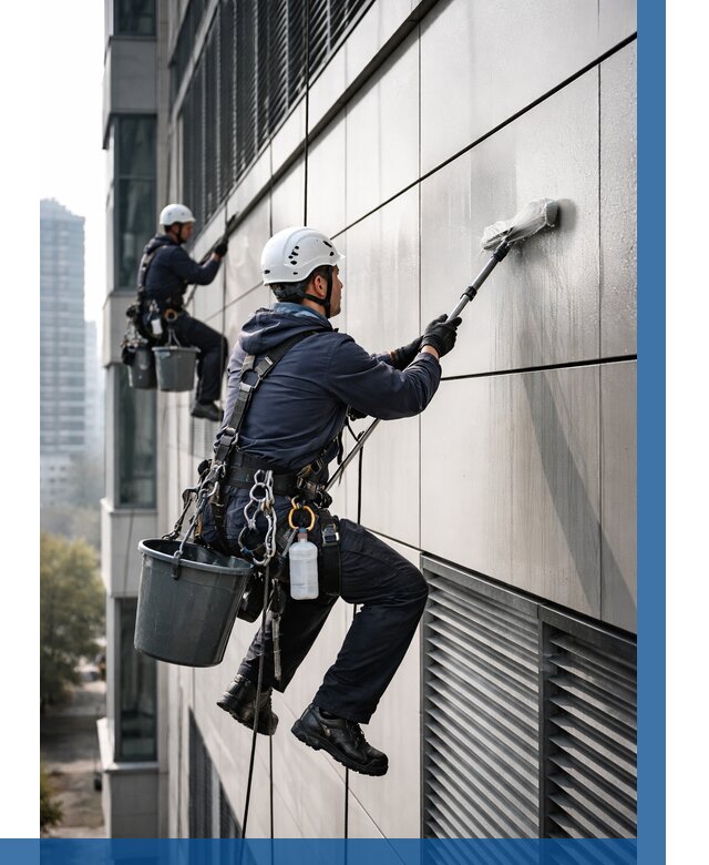 Мойка вентилируемого фасада в Мытищах от 254 р. | ВЫСОТНИК-Мтщ