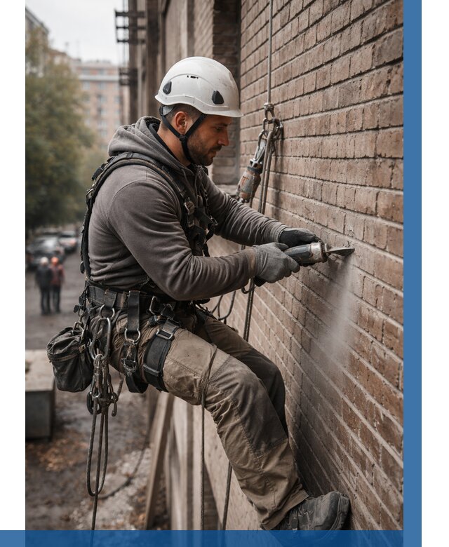 Расшивка кирпичных швов в Мытищах от 609 р. | ВЫСОТНИК-Мтщ