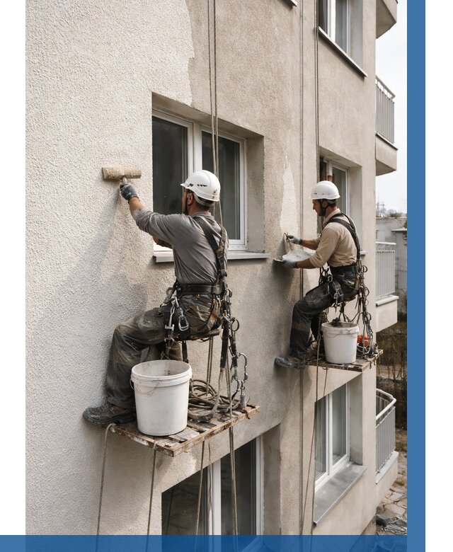 Нанесение короеда на фасад в Мытищах от 457 р. | ВЫСОТНИК-Мтщ