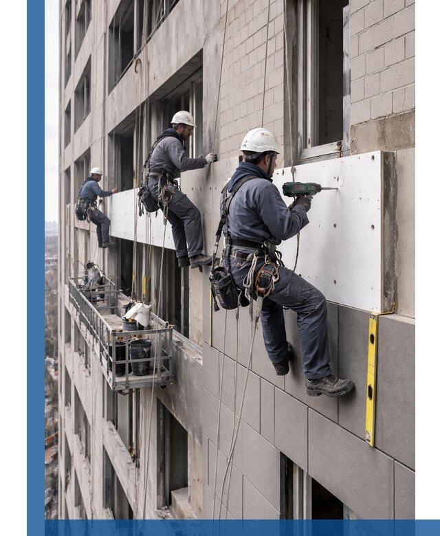 Монтаж фасадных термопанелей высокого качества в Мытищах