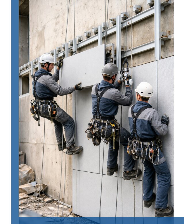 Монтаж вентилируемого фасада в Мытищах под ключ с гарантией качества