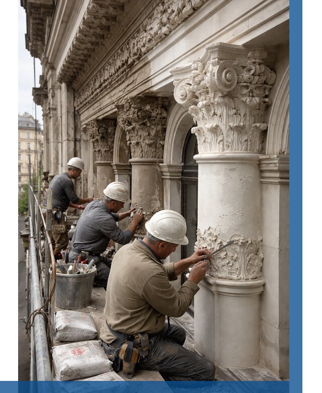 Реставрация фасадной лепнины в Мытищах от 2539 р. | ВЫСОТНИК-Мтщ