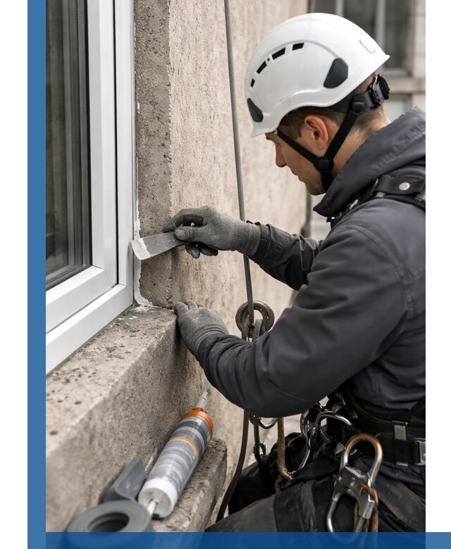 Герметизация монтажных швов окон в Мытищах с гарантией качества