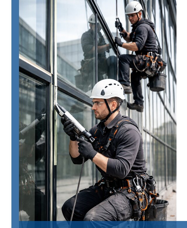 Герметизация витражных швов в Мытищах для зданий и фасадов