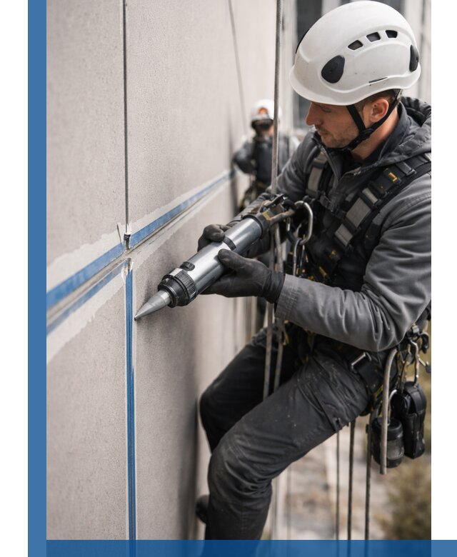 Герметизация стыков фасадных панелей в Мытищах качественно и быстро