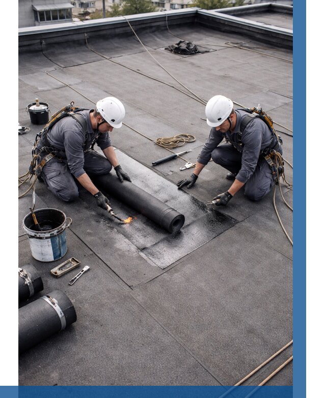 Ремонт мягкой кровли под ключ в Мытищах от 711 р. | ВЫСОТНИК-Мтщ