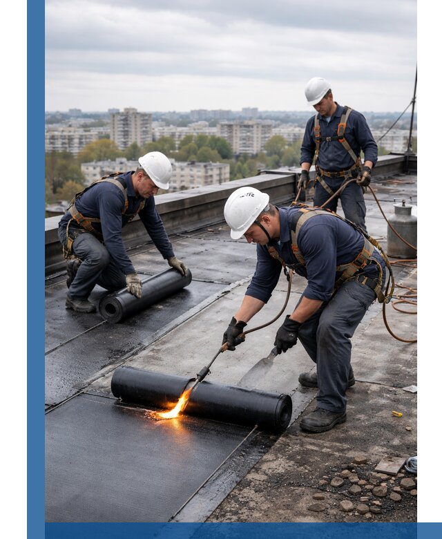 Ремонт наплавляемой кровли в Мытищах качественно и надежно