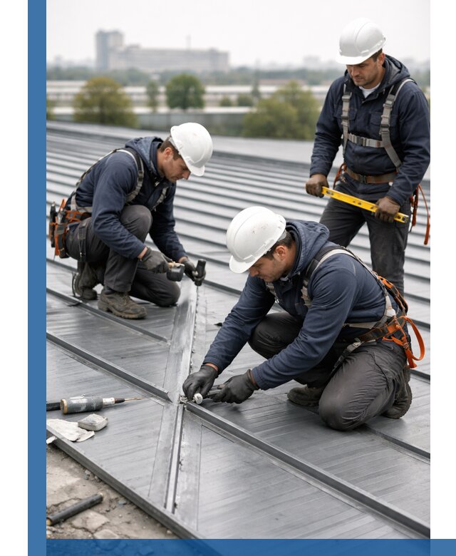 Ремонт фальцевой кровли в Мытищах срочно и качественно