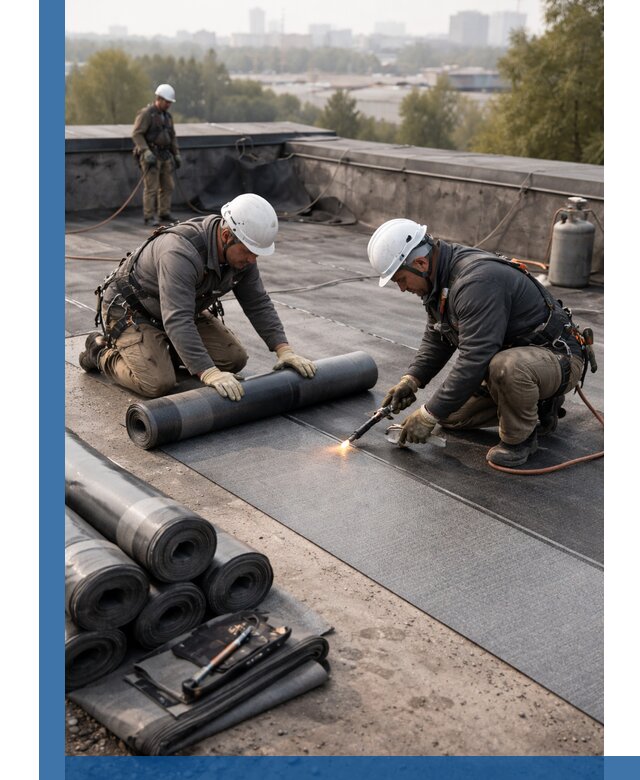 Монтаж мягкой кровли в Мытищах профессионально и надежно
