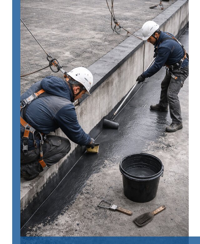 Гидроизоляция кровли жидкой резиной профессионально в Мытищах