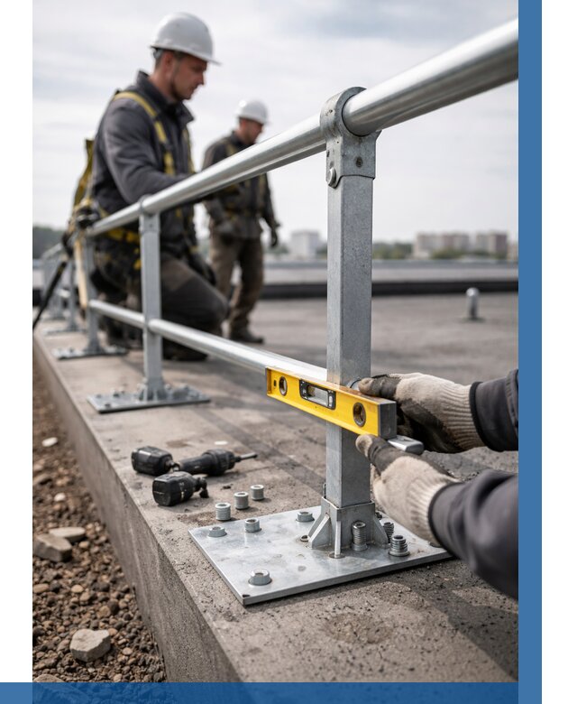 Монтаж кровельного ограждения в Мытищах от 1219 р. | ВЫСОТНИК-Мтщ