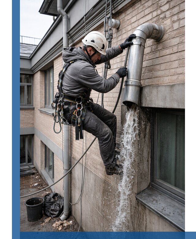 Профессиональная прочистка водосточных труб в Мытищах с гарантией