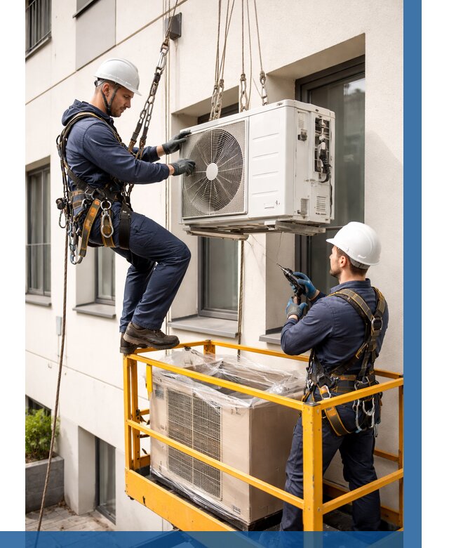 Демонтаж внешнего блока кондиционера в Мытищах от 3554 р. | ВЫСОТНИК-Мтщ