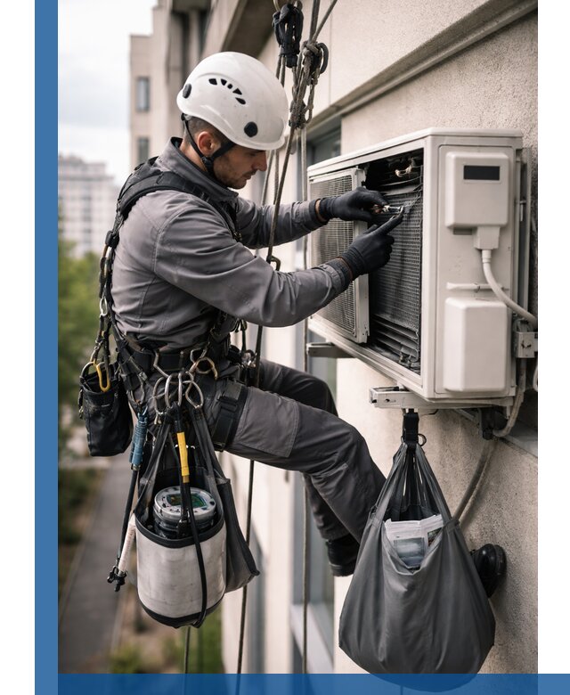 Обслуживание внешнего блока кондиционера в Мытищах профессионально