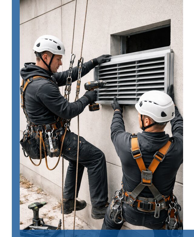 Монтаж вентиляционных решеток в Мытищах профессиональный сервис