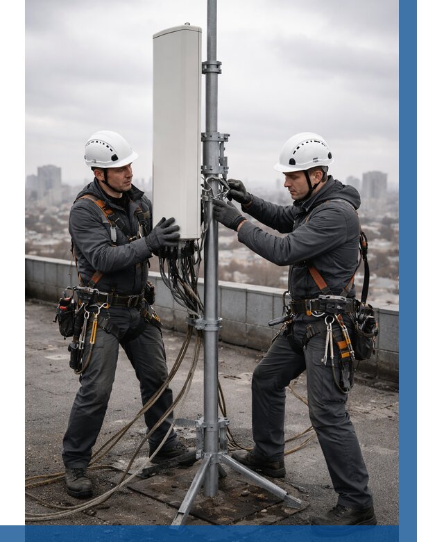 Монтаж антенн связи на крыше в Мытищах от 8632 р. | ВЫСОТНИК-Мтщ
