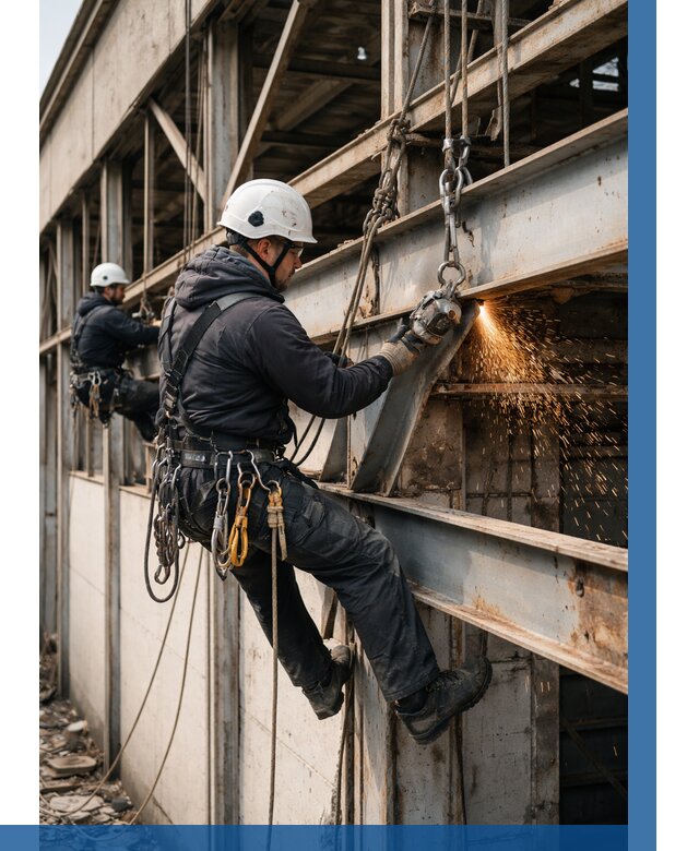 Демонтаж металлоконструкций на высоте в Мытищах от 6601р. |ВЫСОТНИК-Мтщ