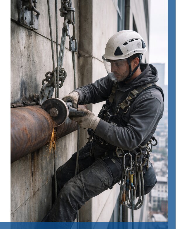 Резка металла на высоте в Мытищах по цене от 4570 р. | ВЫСОТНИК-Мтщ