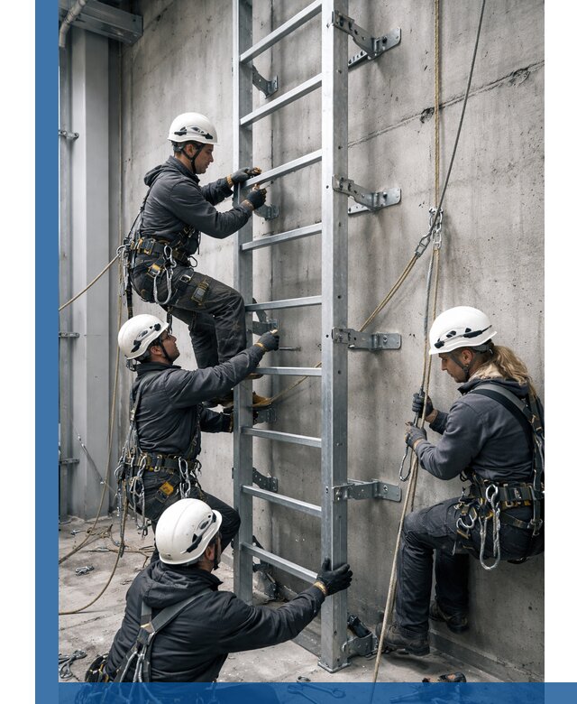 Монтаж металлических лестниц в Мытищах под ключ со гарантией