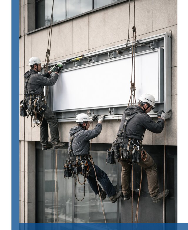Профессиональный монтаж светового короба под ключ в Мытищах