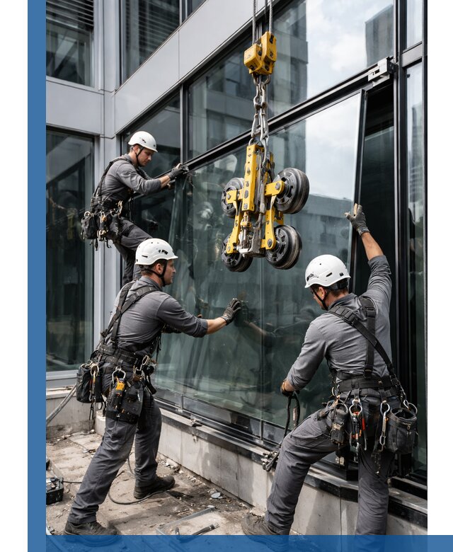 Структурное остекление фасадов в Мытищах монтаж и обслуживание