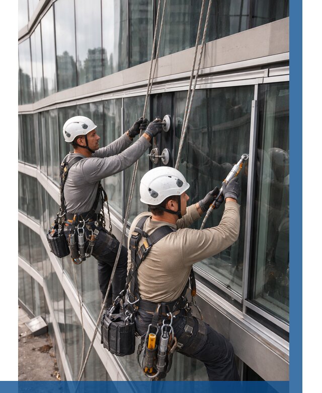 Радиусное остекление фасада в Мытищах от 12186 р. | ВЫСОТНИК-Мтщ