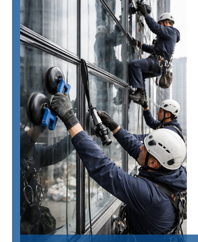 Радиусное остекление фасадов под ключ в Мытищах с гарантиями