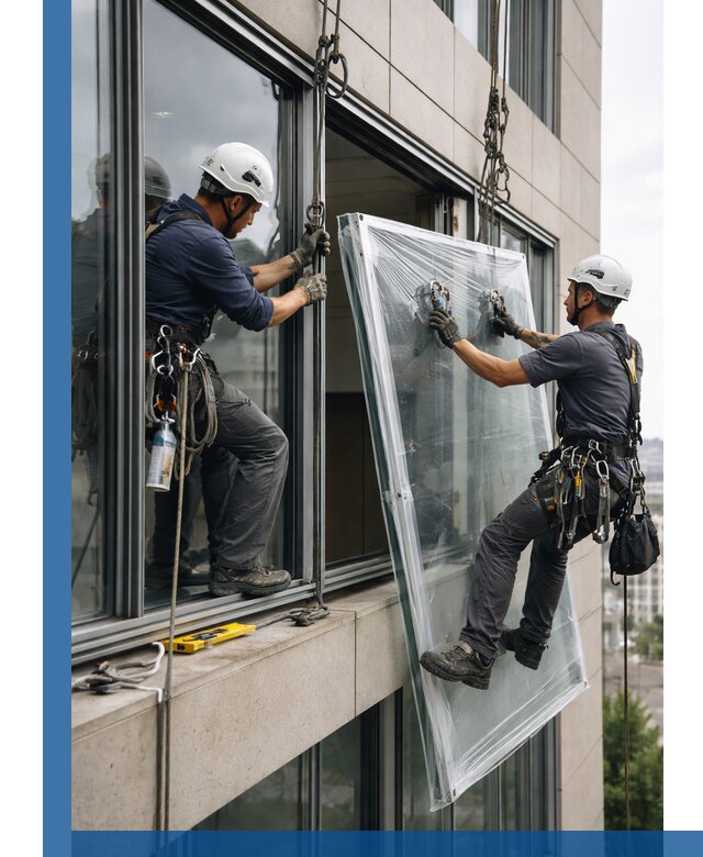 Профессиональная замена стекла в витраже в Мытищах с гарантией