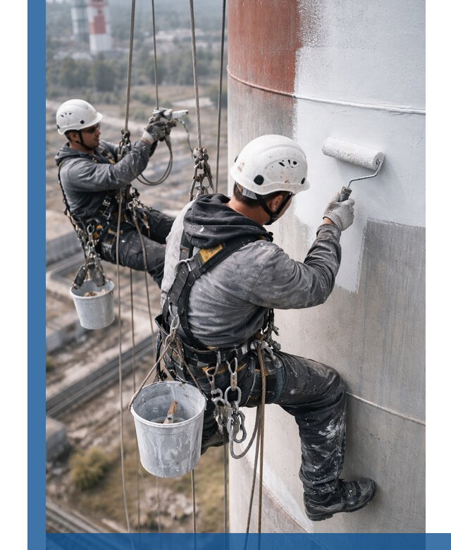 Покраска дымовых труб в Мытищах: антикоррозийная защита и восстановление