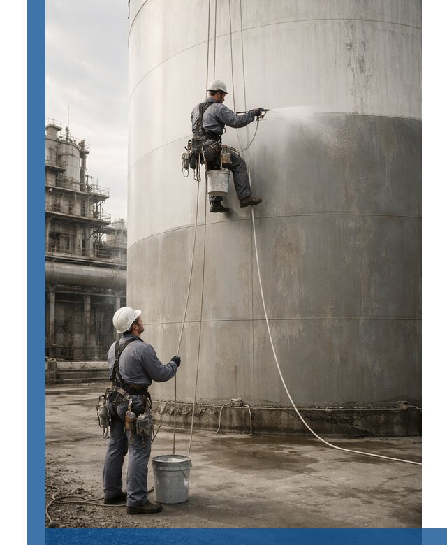 Покраска стальных резервуаров и емкостей в Мытищах профессионально