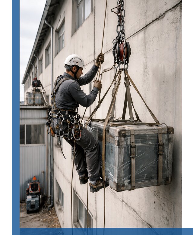 Подъем грузов на высоту в Мытищах для промышленных объектов