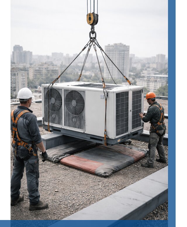 Подъем груза на крышу в Мытищах от 5078 р. | ВЫСОТНИК-Мтщ заказать