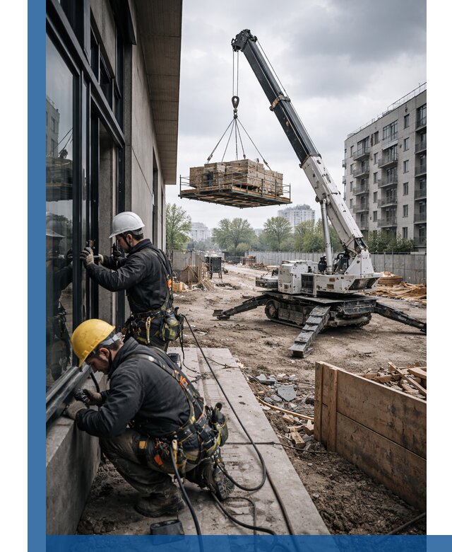 Аренда крана Пионер в Мытищах для строительных работ