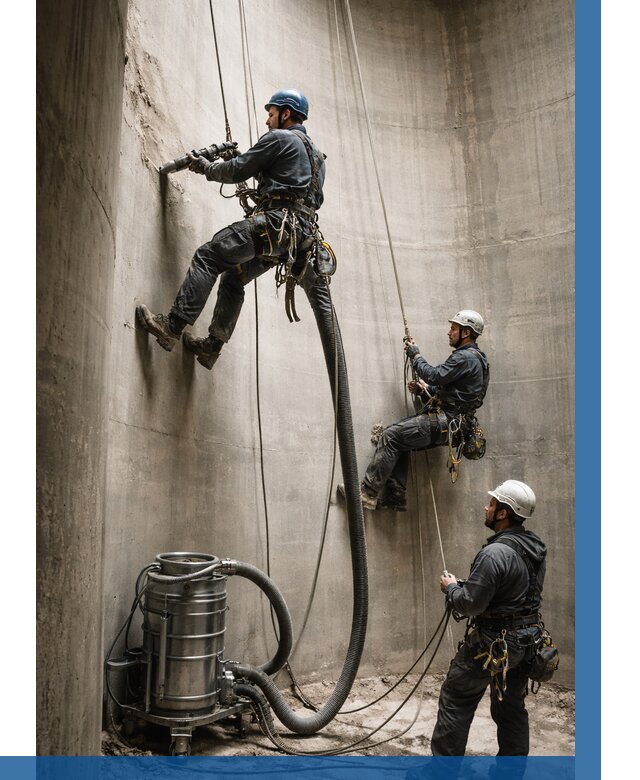 Зачистка силосов в Мытищах от 4570 р. Договор и смета ВЫСОТНИК-Мтщ