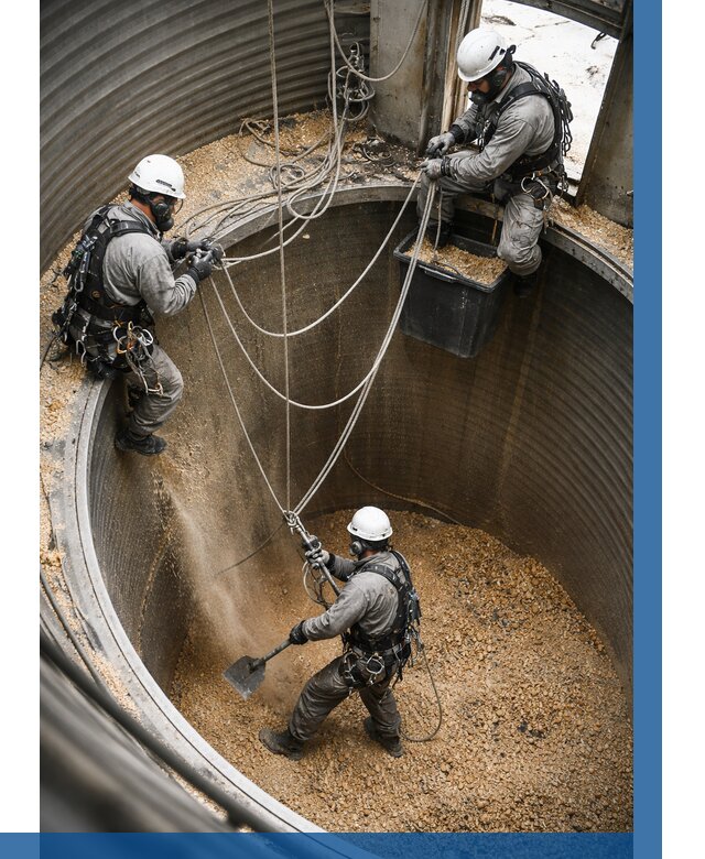 Чистка зерновых бункеров в Мытищах от 12186 р. | ВЫСОТНИК-Мтщ