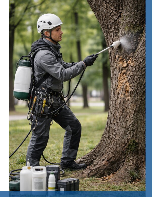 Обработка деревьев от вредителей в Мытищах от 4570 р. | ВЫСОТНИК-Мтщ