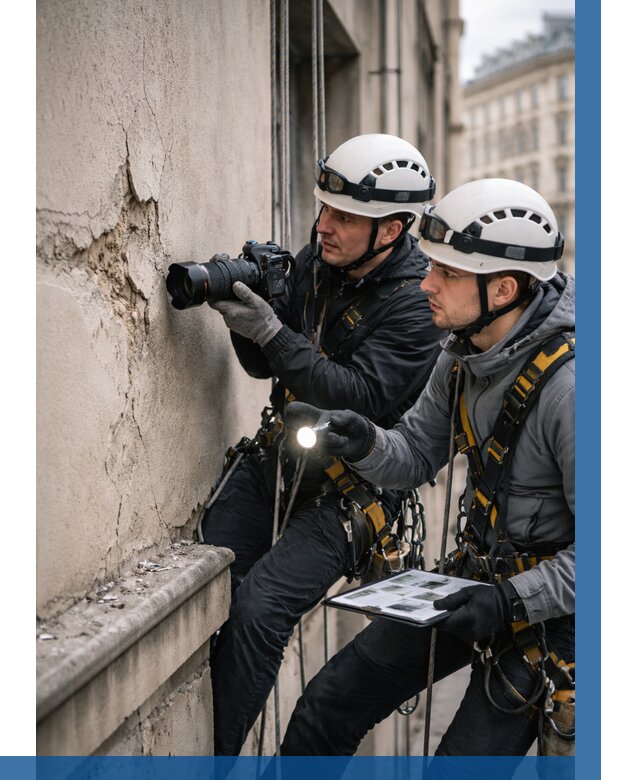 Фотофиксация дефектов фасада в Мытищах от 4570 р. | ВЫСОТНИК-Мтщ