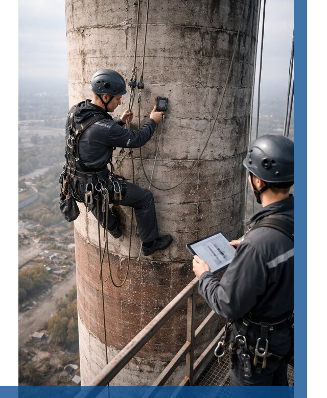 Обследование дымовой трубы в Мытищах от 8124 р. | ВЫСОТНИК-Мтщ