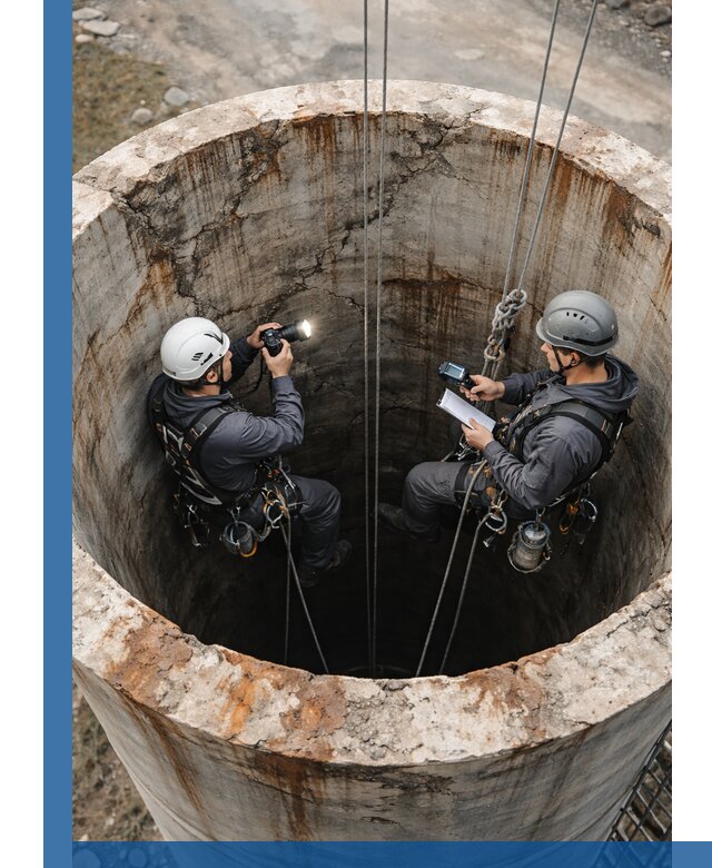 Обследование дымовой трубы: диагностика и оценка состояния в Мытищах